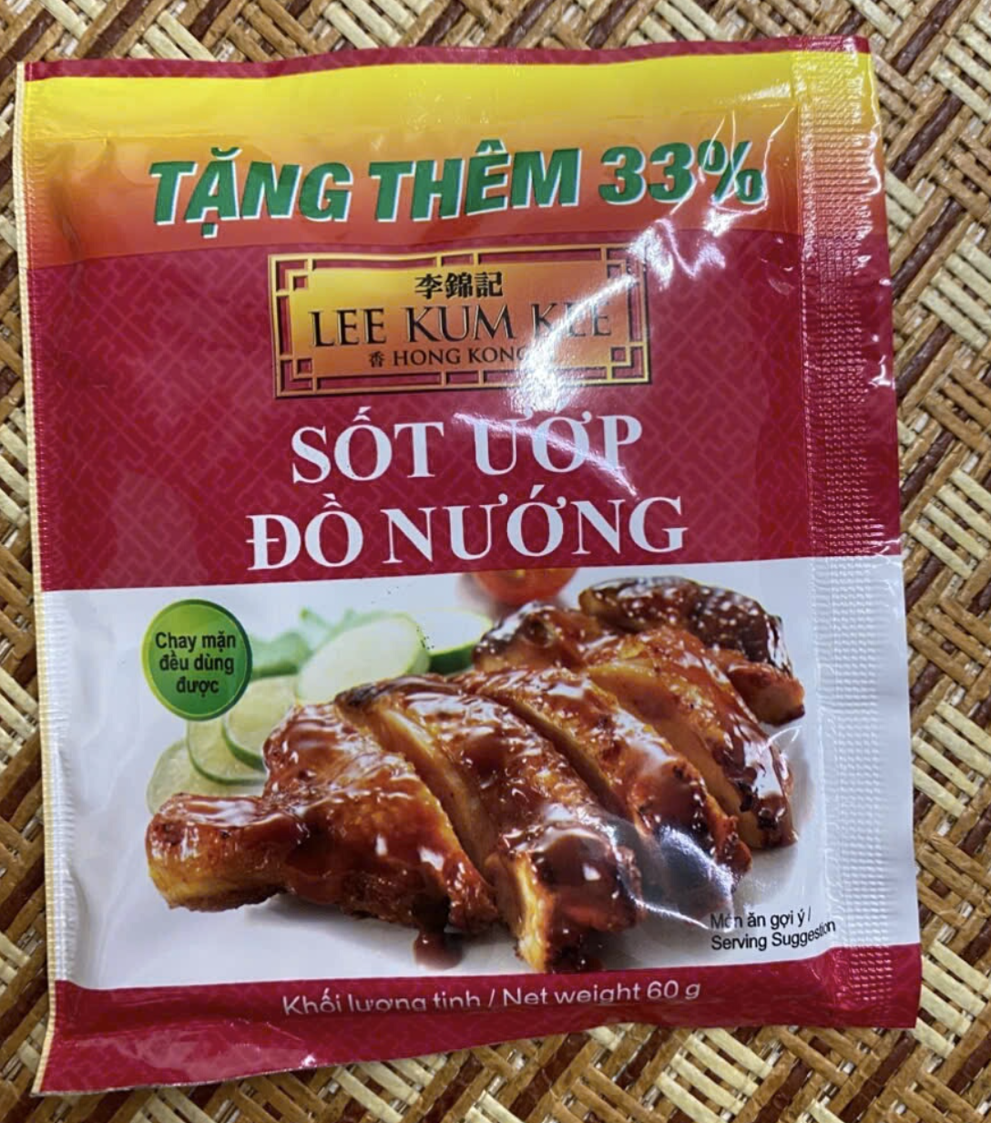 Set Sốt ướp đồ nướng Lee Kum Kee ( 10 gói x 60g )